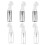 12 Pcs Empty Facial Foaming Bottle With Brush Head 1