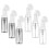 12 Pcs Empty Facial Foaming Bottle With Brush Head 3