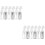12 Pcs Empty Facial Foaming Bottle With Brush Head 8