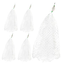 5Pcs Foldable Fishing Trap Net: 9-Mesh Nylon And Iron