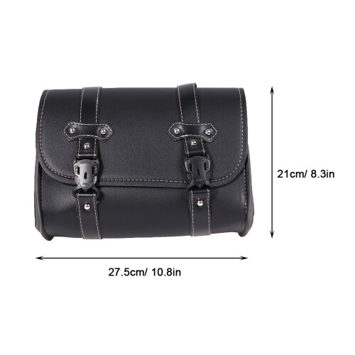 3Pcs Pu Motorcycle Side Bag Saddlebag Hanging Pouch 2