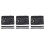 3Pcs Pu Motorcycle Side Bag Saddlebag Hanging Pouch 7