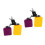 2Pcs Drum Set Cowbell Accessory Percussion Block High Low Tone 7