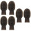 6 Pcs Silicone Drum Stick Head Protective Caps Percussion Tips 9