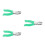 3Pcs Single Hole Punch For Crafting, Notebook, Scrapbooking, Planner 4