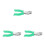 3Pcs Single Hole Punch For Crafting, Notebook, Scrapbooking, Planner 10