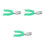 3Pcs Single Hole Punch For Crafting, Notebook, Scrapbooking, Planner 8