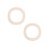 2 Pcs Practical Pizza Saucing Ring Plastic Prep Tool Round Diy White 9
