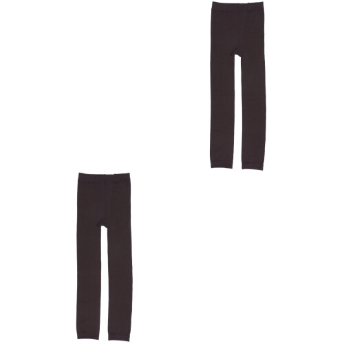 2Pièces Leggings Café Pour , Doublure Chaude Et Texture Délicate 2