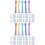 200 Pcs Reusable Compact Removers And Applicators 6
