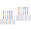 200 Pcs Reusable Compact Removers And Applicators 5