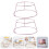 6 Pcs Bread Cooling Rack Non Stick Baking Storage Holder 10