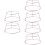 6 Pcs Bread Cooling Rack Non Stick Baking Storage Holder 6