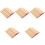 500Pcs Chinese Style Bamboo Divination Fortune Khaki 3