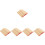 500Pcs Chinese Style Bamboo Divination Fortune Khaki 5