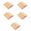 500Pcs Chinese Style Bamboo Divination Fortune Khaki 7