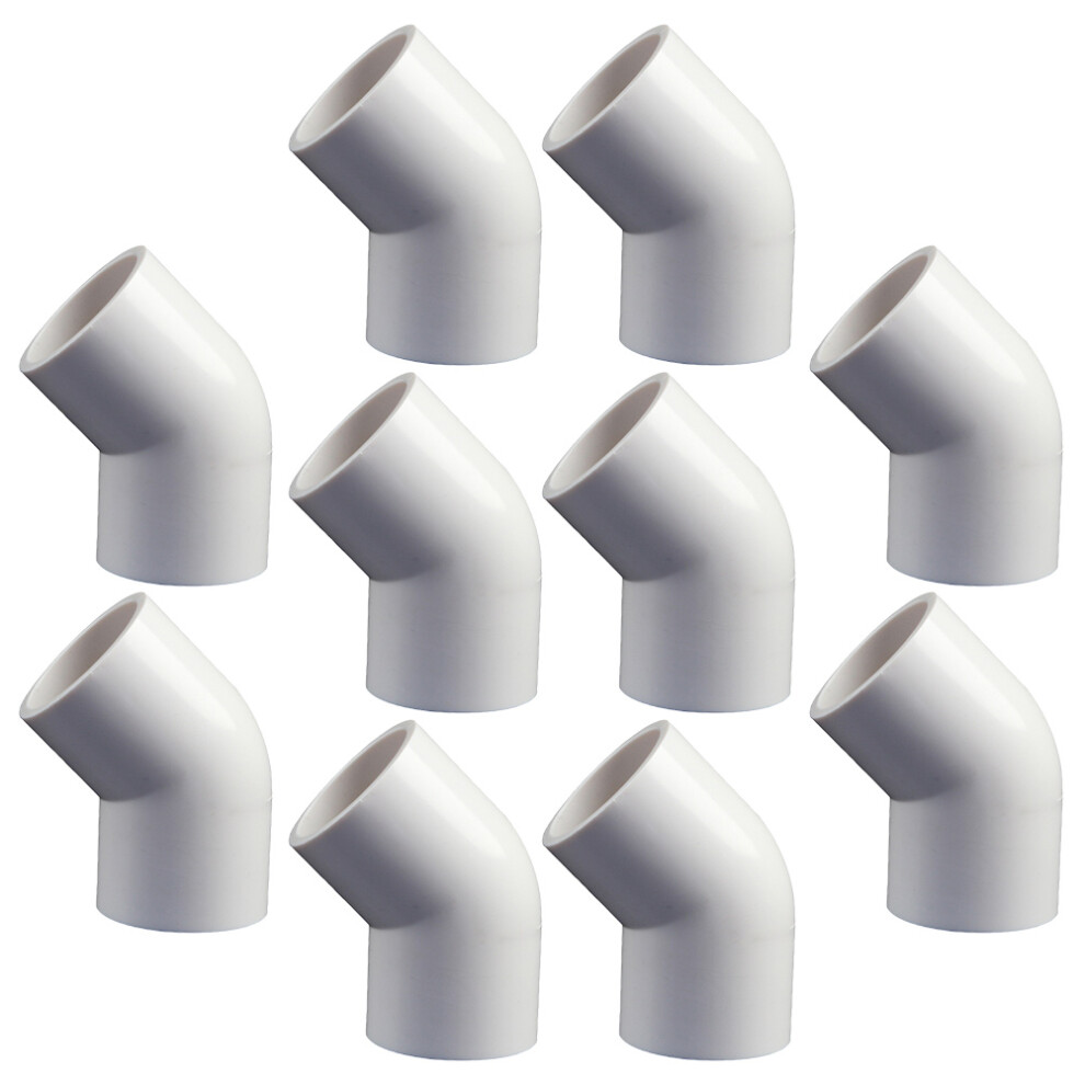 Photos - Other Bathroom Accessories 20 Pcs 3/4 Inch 45 Degree PVC Pipe Fitting Two Way Joint