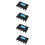 4Pcs Cue Rack Multi-Slot Rubber Pole Billiard Stick Holder 10
