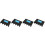 4Pcs Cue Rack Multi-Slot Rubber Pole Billiard Stick Holder 6