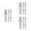 15 Pcs Trekking Pole Tips Replacement For Hiking Sticks 9