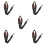 5 Pcs Cotton Adjustable Saxophone Neck Strap Instrument Tool 4