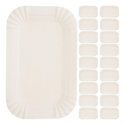 4Pcs Heavy Duty Rectangle Paper Cake Boards Tray