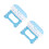 2Pcs Plastic Folding Stool For Bathroom Portable Large Bench 7
