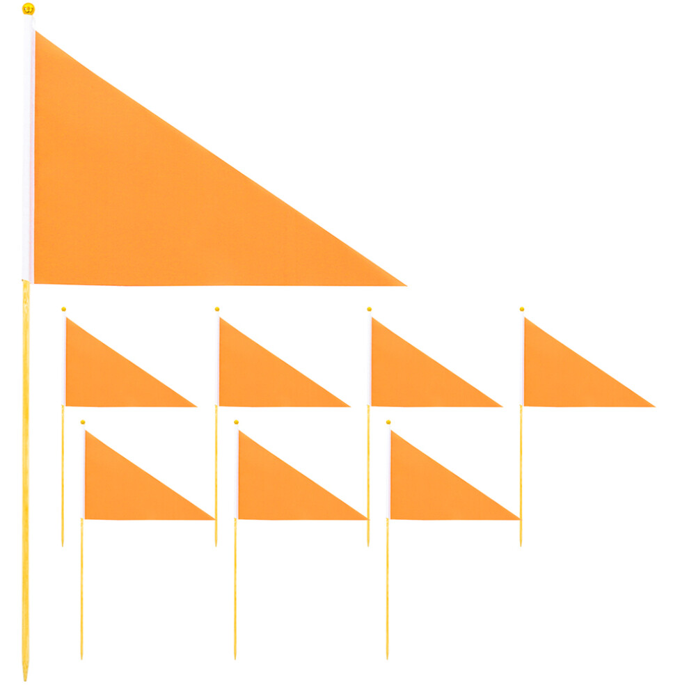 24 Pcs Lawn Mark Flags Triangle Construction Site Markers-image-OPC-PKYQBFF-NEW