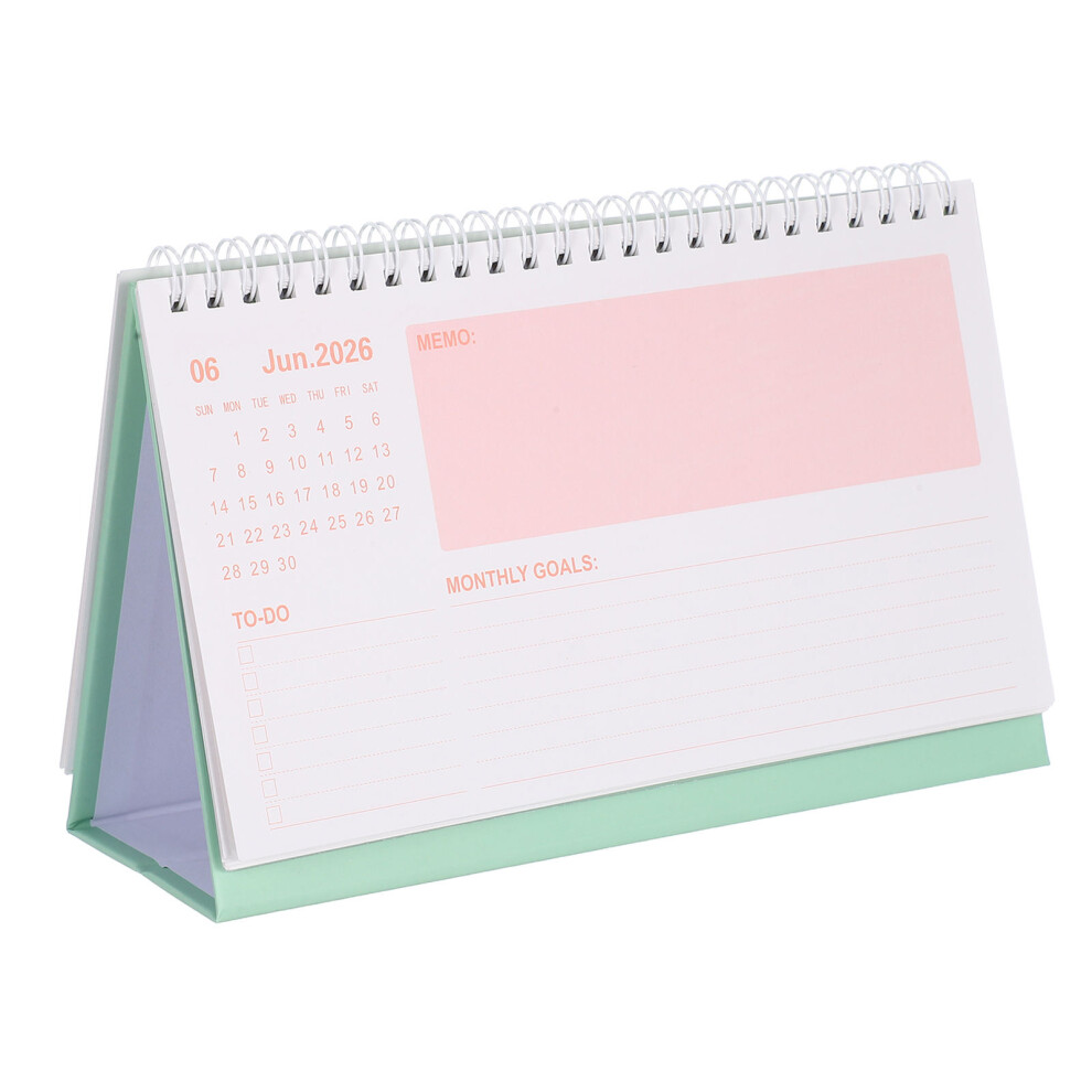 Photos - Other Office Equipment 3Pcs Desk Calendar : Spiral Bound Yearly Planner With Whiteboard 2026