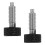 4 Pcs M6 Knurled Handle Spring Plunger Stainless Steel Retractable Pin 2