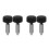 4 Pcs M6 Knurled Handle Spring Plunger Stainless Steel Retractable Pin 8