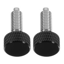 4 Pcs M6 Knurled Handle Spring Plunger Stainless Steel Retractable Pin