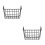 2Pcs Reusable Bedside Hanging Basket Shelf Organizer Storage 10