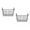 2Pcs Reusable Bedside Hanging Basket Shelf Organizer Storage 8