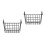 2Pcs Reusable Bedside Hanging Basket Shelf Organizer Storage 6