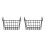 2Pcs Reusable Bedside Hanging Basket Shelf Organizer Storage 4