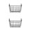 2Pcs Reusable Bedside Hanging Basket Shelf Organizer Storage 7