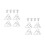 8 Sets Acrylic Corner Braces For Jewelry Box Protection 9