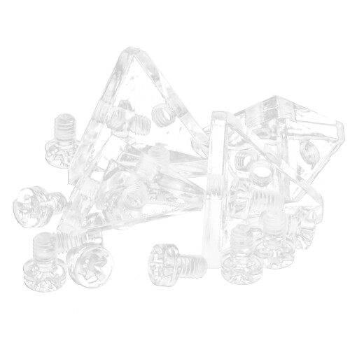 8 Sets Acrylic Corner Braces For Jewelry Box Protection