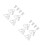 8 Sets Acrylic Corner Braces For Jewelry Box Protection 6