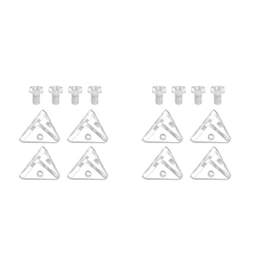 8 Sets Acrylic Corner Braces For Jewelry Box Protection 2