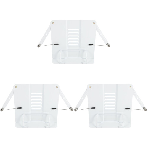3 Pcs Iron Book Stand Reading Holder Adjustable Textbook Support 1
