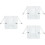 3 Pcs Iron Book Stand Reading Holder Adjustable Textbook Support 6