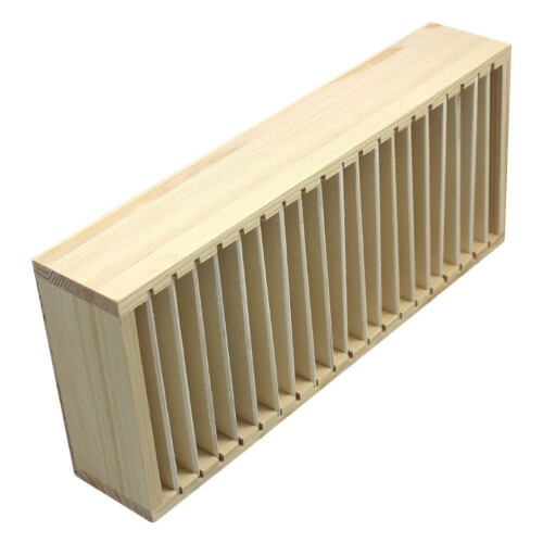 2Pcs Wooden Multi Compartment Detachable Card Holder Organizer Box 2