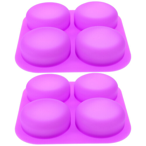 8 Pcs Silicone Soap Molds For Diy Handmade Bar Soap Making 2