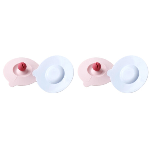 4 Pcs Silicone Cup Lids For Tea Coffee Mugs With Spoon Holder 1