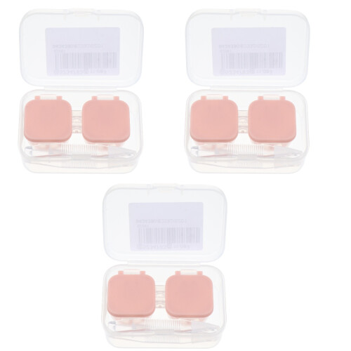 3Pcs Automatic Lenses Storage Box Portable Eyewear Soak Box 2