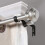 8 Pcs Extendable Heavy Duty Adjustable Curtain Rod Brackets 10
