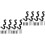 8 Pcs Extendable Heavy Duty Adjustable Curtain Rod Brackets 6