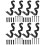 8 Pcs Extendable Heavy Duty Adjustable Curtain Rod Brackets 7